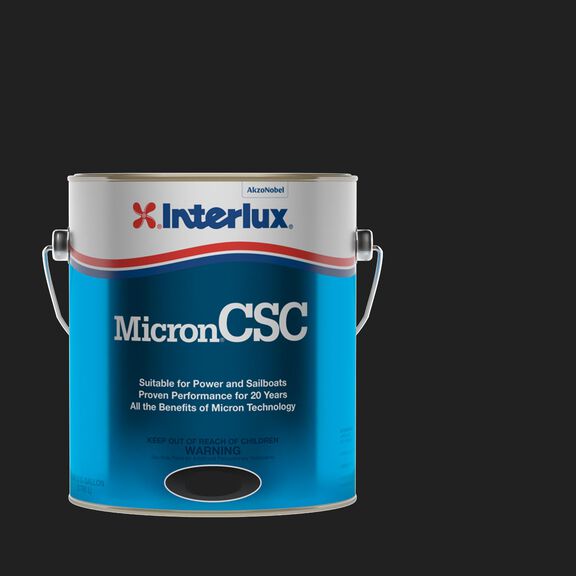 Micron CSC Antifouling Paint, Black, Gallon image number 0