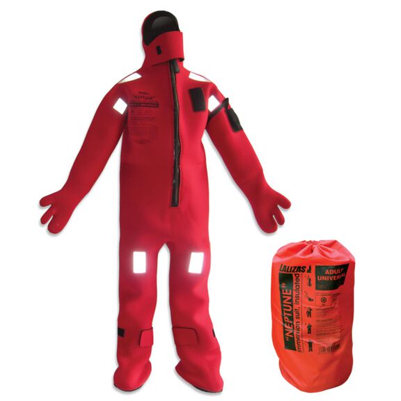 &nbsp;LALIZAS Immersion Suit 'Neptune',SOLAS/MED-MER,Xlarge, Insulated with Neoprene Gloves image number 2