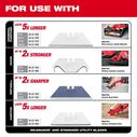 FASTBACK&trade; 6 in 1 Folding Utility Knife image number 2