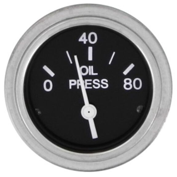 Heavy-Duty Series Oil Pressure Gauge, 0-80PSI image number 0
