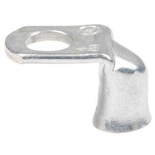 4 AWG 90 Degree Tinned Copper Lug, 5/16" Stud Size, 2-Pack