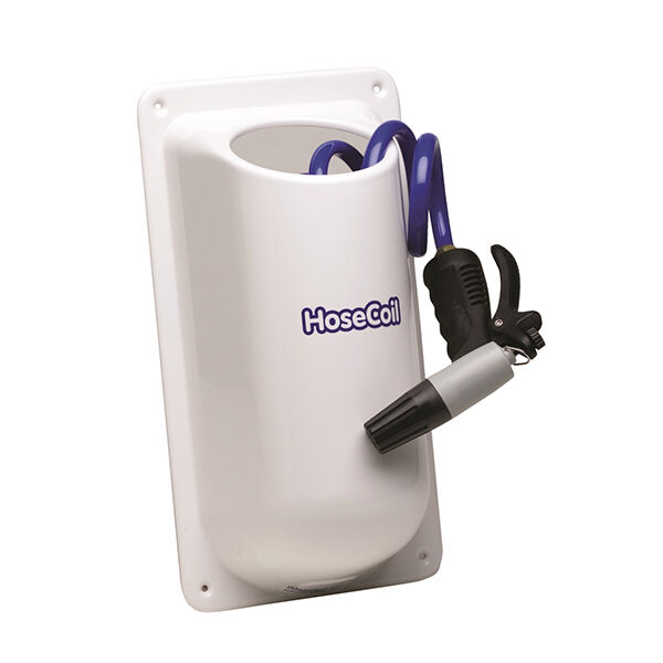 HoseCoil Enclosure Side Mount With Nozzle And 15' Performance Hose