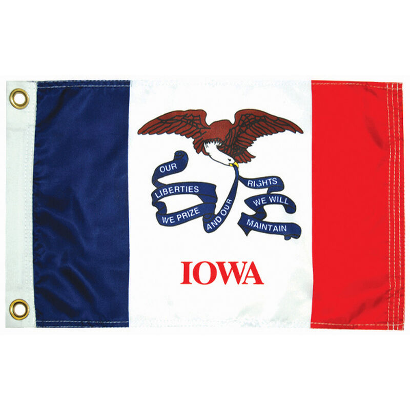 Iowa State Flag, 12" x 18" image number 0