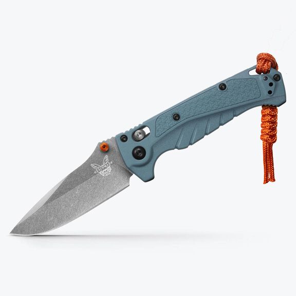 Mini Adira Folding Knife, Depth Blue Grivory image number 0
