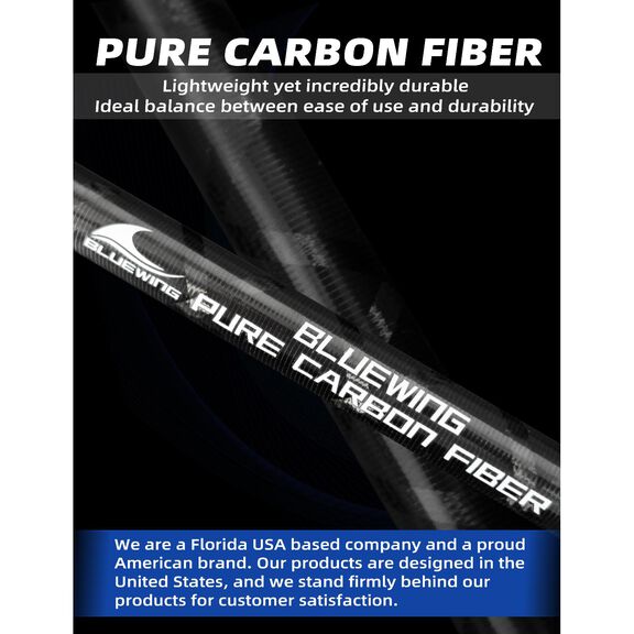 BLUEWING 4ft Carbon Fiber Gaff with 2in Stainless Steel Hook image number 2
