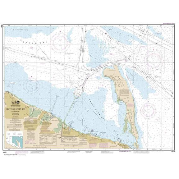 New York Lower Bay Southern Part 36 X 48 Waterproof image number 0