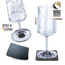 Magnetic Plastic Wine Glasses, Set of 2 image number 0