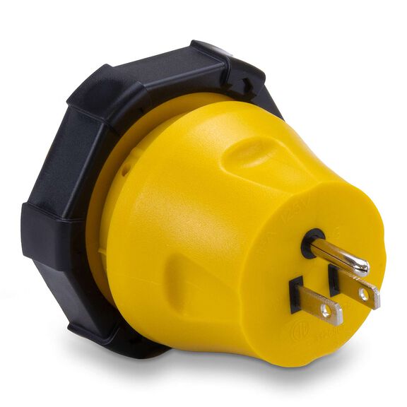 30A/125V Female to 15A/125V Compact Adapter image number 0