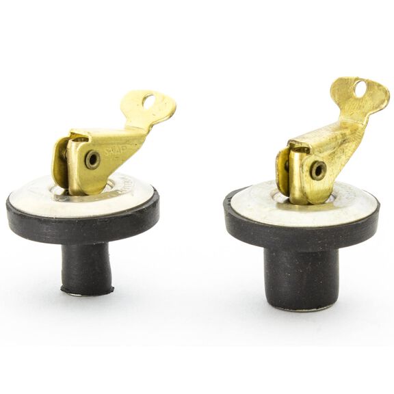 3/4" Baitwell Flip Lock Drain Plugs, 2-Pack image number 0