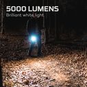 DAVINCI Gray-RC-White LED, 5000 Lumens Flashlight image number 2
