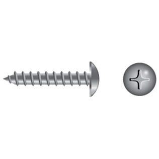 Stainless Steel Phillips Truss-Head Tapping Screws