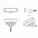 Caprera3 Spreader Floodlights, 1,200 Lumen, Black Housing image number 5