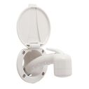 Recessed Shower Warm White Cup & Lid, Small Warm White Sprayer No Hook, 6' White Rubber Hose image number 1