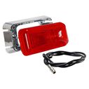 2 1/2" LED Sealed Rectangular Clearance/Side Marker Trailer Light Kit with Reflex, Red image number 1