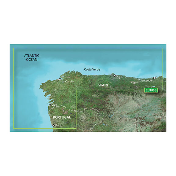 HXEU486 Galicia and Asturias BlueChart g2 microSD/SD Card image number 0