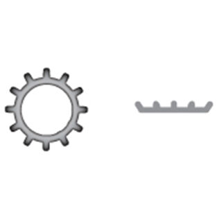 Stainless Steel External Tooth Lock Washers