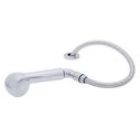 Deck-Mount Sprayer Large Chrome Sprayer No Hook, w/Elbow, 6' Stainless Steel Hose, Low Profile Holder image number 1
