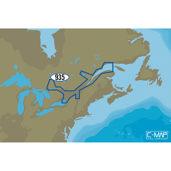 NA-D935 St. Lawrence River C-MAP 4D Chart microSD/SD Card image number 0