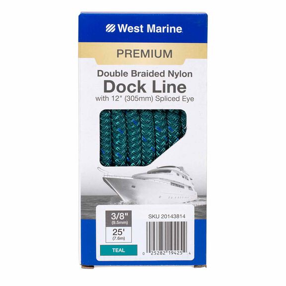 Premium Double Braided Nylon Dock Line image number 1