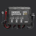 Noco Genius GENPRO5X3 Onboard Waterproof Marine Battery Charger with Precision Smart Charging, Battery Repair Mode and Advanced Temperature Compensation, 15 Amp, 12V, 3-Bank image number 1