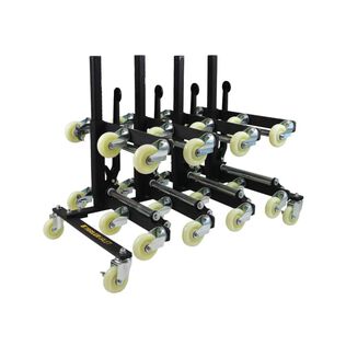TVWDXK Heavy Duty 6 Wheel Tire Dolly, 4 Pack