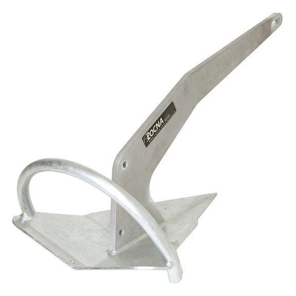 55lb. Galvanized Fixed Shank Scoop Anchor image number 0