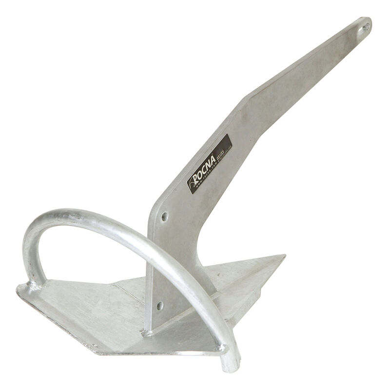 44lb. Galvanized Fixed Shank Scoop Anchor image number 0