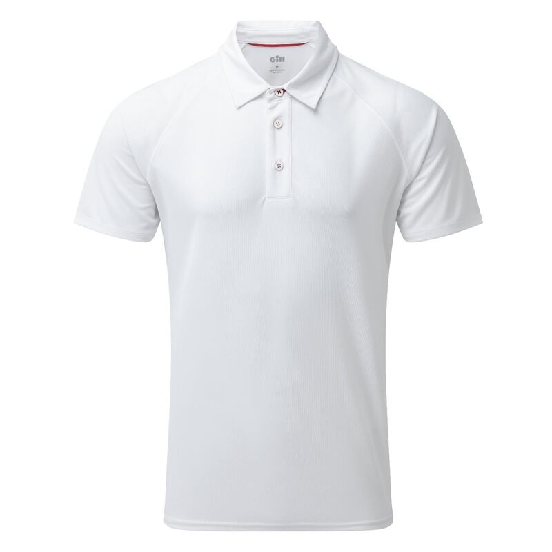 Gill Men's UV Tec Polo, in White, Size Medium | by West Marine