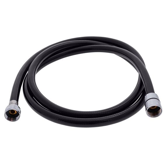 Hose 6' Rubber PVC 1/2" NPS-F + 1/2" NPS-F Black image number 2