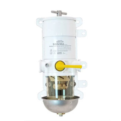 Marine 900 Turbine Series Fuel Filter/Water Separator, 4-Micron