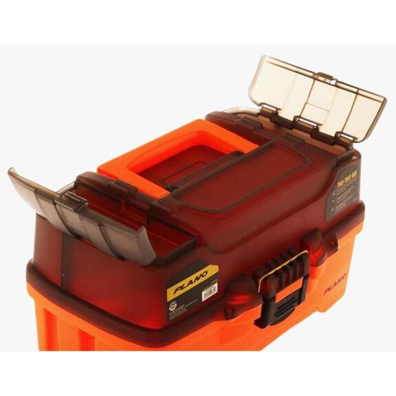 Let's Fish! 2-Tray Tackle Box with 150 Piece Starter Tackle Kit image number 2