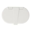 Trinidad Transom Shower Cold Only, Warm White Cup & Lid, Small Warm White Sprayer, 6' White Rubber Hose, Chrome Trinidad Handle image number 8