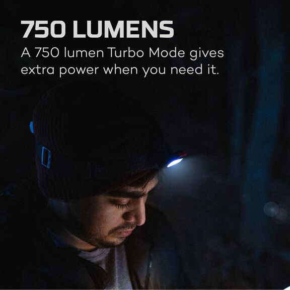 EINSTEIN 750 Lumen Headlamp, 4 AAA Batteries Included image number 5