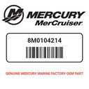 Mercury Marine 8M0104214 Exhaust Manifold Assembly Port image number 1