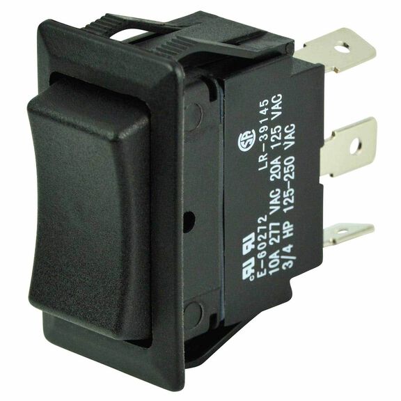 Rocker Switch, (On)/Off/(On), SPDT image number 0