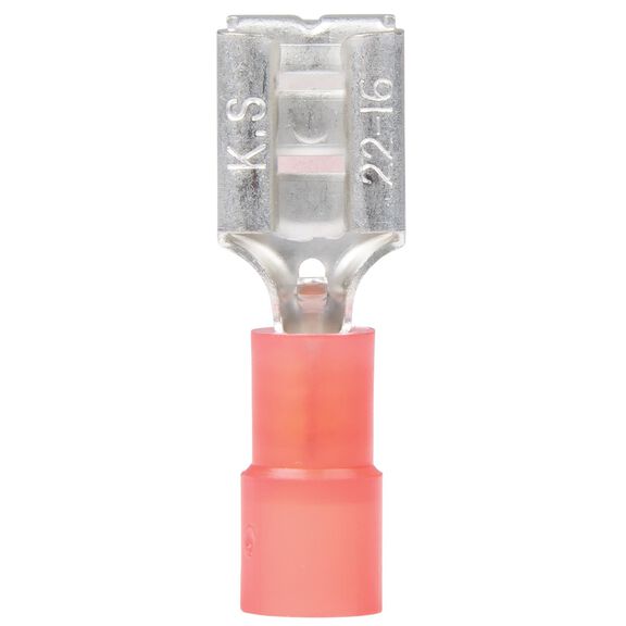 22-18 AWG Multi-Stack Nylon Disconnects, Red, 3-Pack image number 1