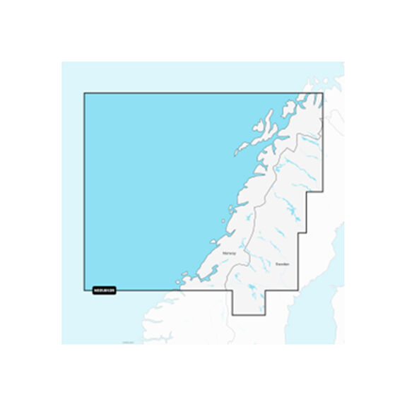 Navionics Platinum+ EU053R Norway, Trondheim to Tromso, Electronic Chart image number 0
