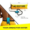 Restube Active One-Pull Inflatable Safety Buoy Black Icemint image number 3