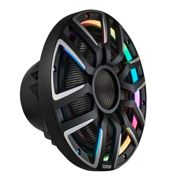 12" Neodymium Marine & Powersport Subwoofer with Digital LED Lights and Carbon Fiber Cone | 800W RMS 4-Ohm image number 1
