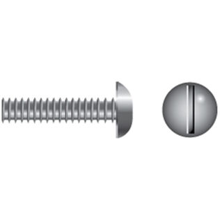 Stainless Steel Slotted Round-Head Coarse Thread Machine Screws