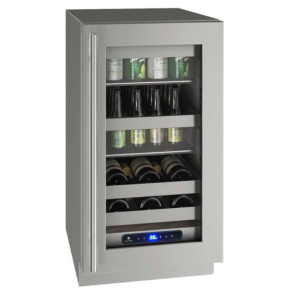 18" 5 Class Stainless Beverage Center with Lock, Right Hinge image number 0