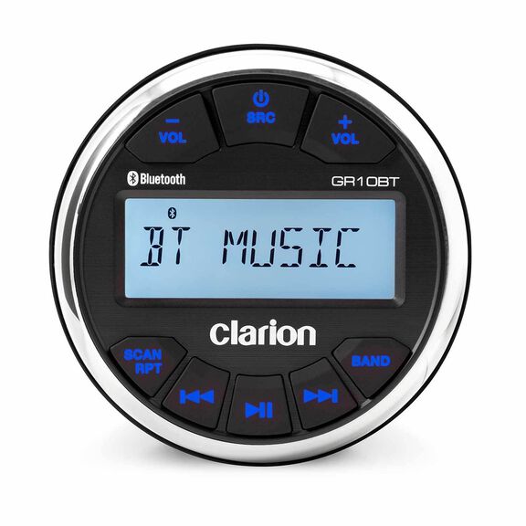 GR10BT 3" Gauge Marine USB/MP3/WMA Receiver with Bluetooth image number 0