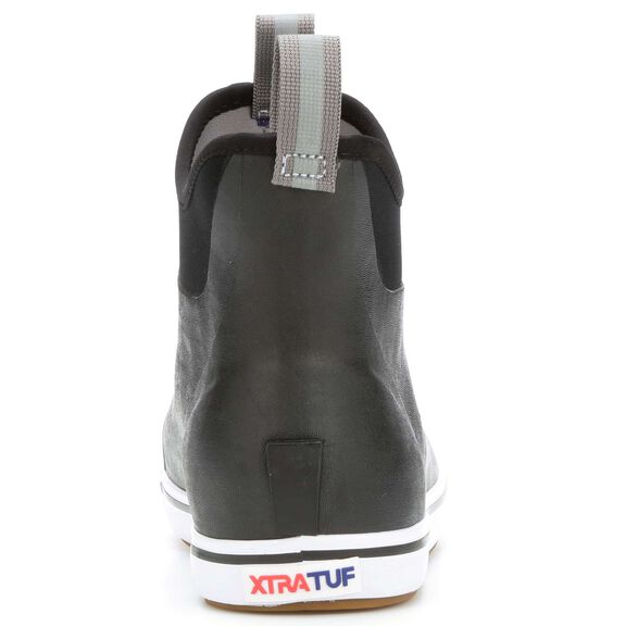 Men's 6" Rubber Ankle Deck Boots, Wide Width image number 4