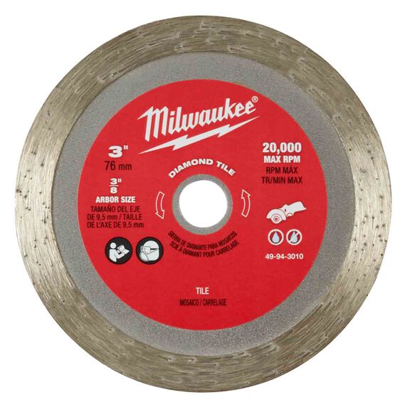 3" Diamond Tile Blade image number 0