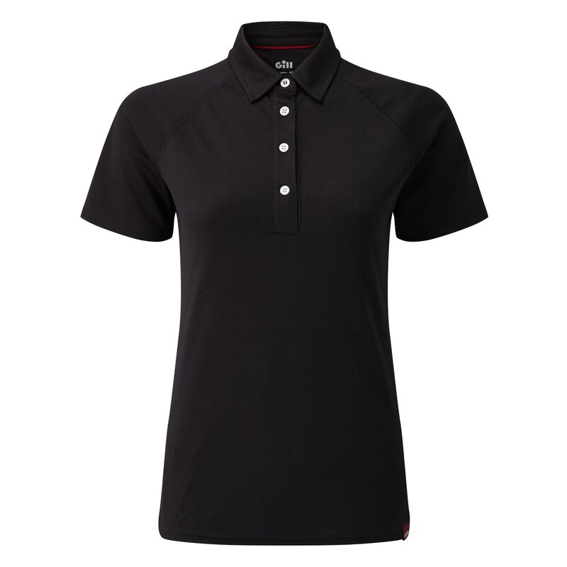 Gill Women's UV Tech Polo, in Black, Size 14 | by West Marine