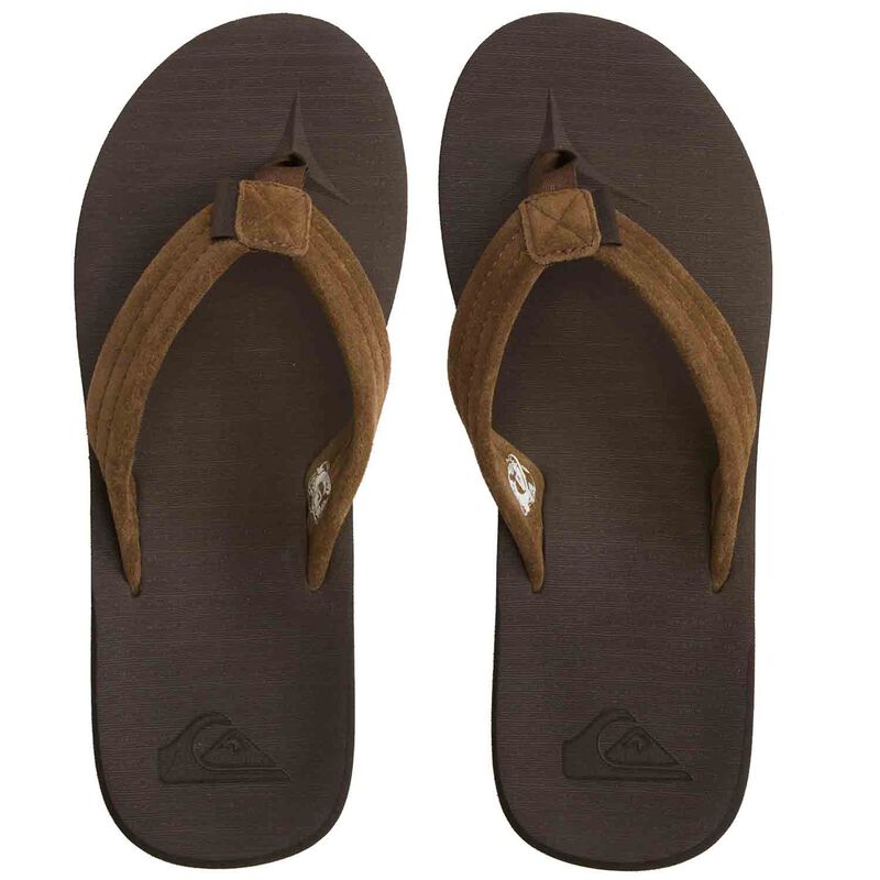 QUIKSILVER Men's Carver Suede Recycled Sandals | West Marine