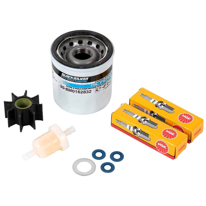 Quicksilver Maintenance Kit for Mercury 15 & 20 hp Carbureted FourStroke Engines (0R235949 - 0R833819) | by West Marine