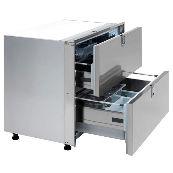 Drawer 190 Refrigerator Only, AC/DC, 3-Sided Stainless Steel Flange image number 0