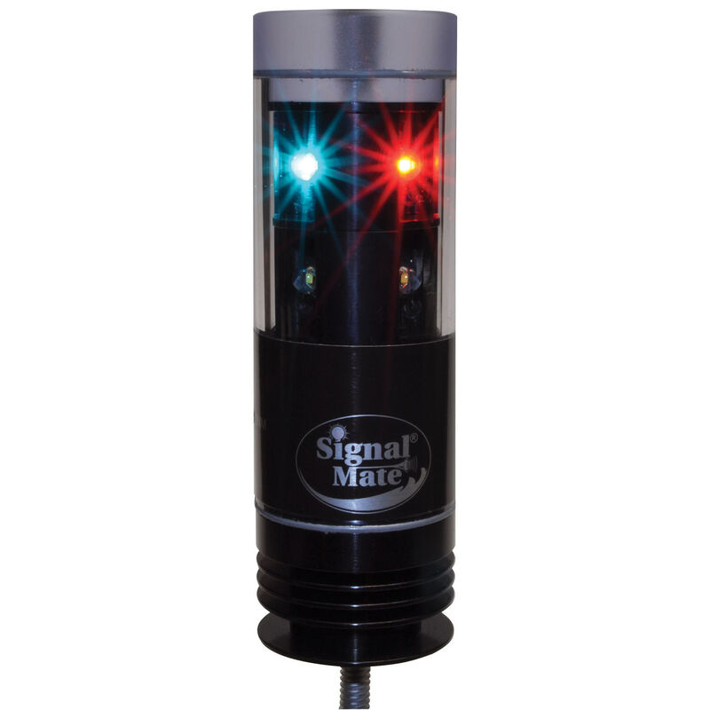 Pedestal Mount Tri-Color LED Navigation Light with Anchor Light and Photodiode, 2-Wire image number 0