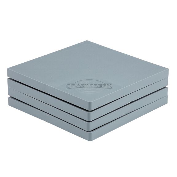 Crazy Creek Pack Table, Compact 12" x 12" Outdoor Folding Table, Gray and Orange image number 2